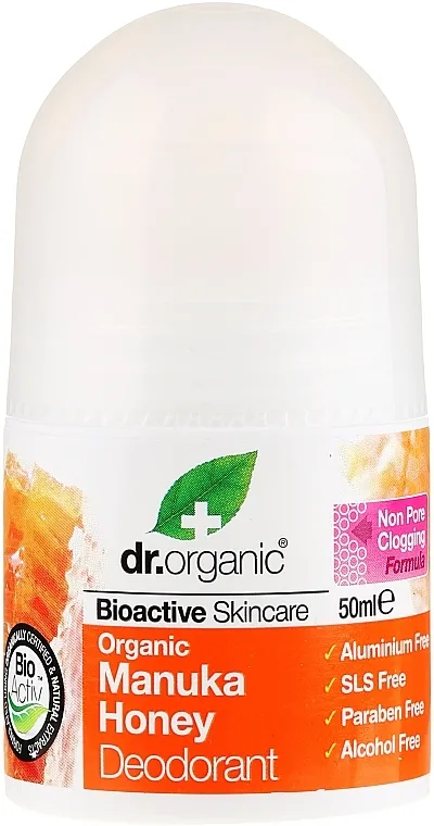 Dr. Organic Bioactive Skincare Manuka Honey Deodorant Dezodorans "Manuka med"
