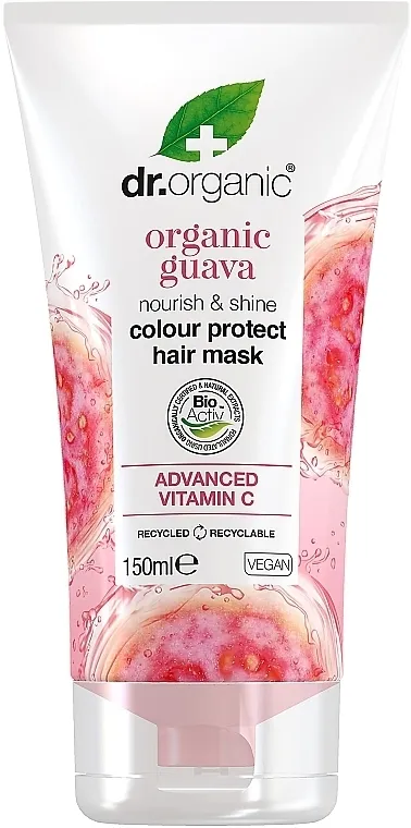 Dr. Organic Organic Guava Nourish &amp; Shine Colour Protect Hair Mask Maska za kosu "Guava"