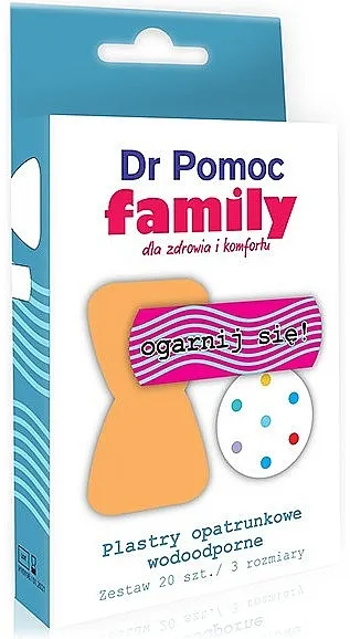 Dr Pomoc Family Waterproof Patch Vodootporni flasteri za cijelu obitelj