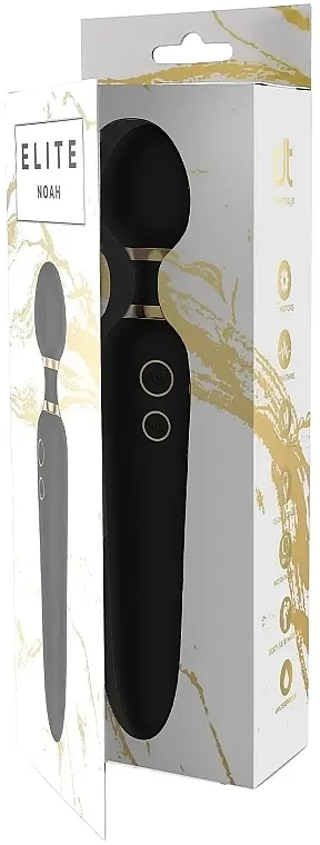 Dream Toys Elite Noah Dvostrani vibrator, crna