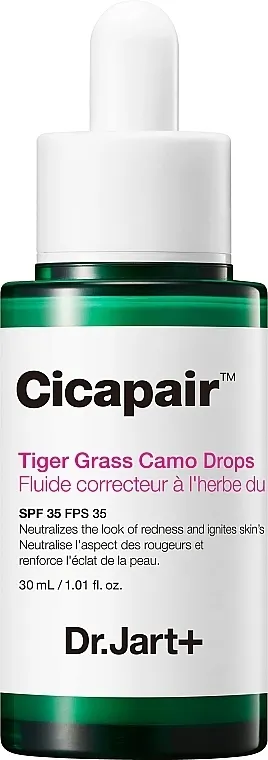 Dr.Jart+ Cicapair Tiger Grass Camo Drops SPF 35 Serum za korekciju tena kože