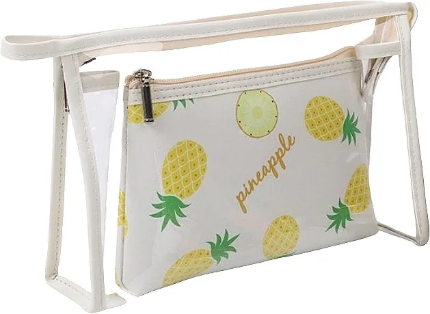 Ecarla Ženska kozmetička torbica 2u1 "Ananas"