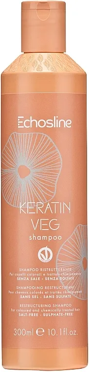 Echosline Keratin Veg Shampoo Šampon za oštećenu kosu