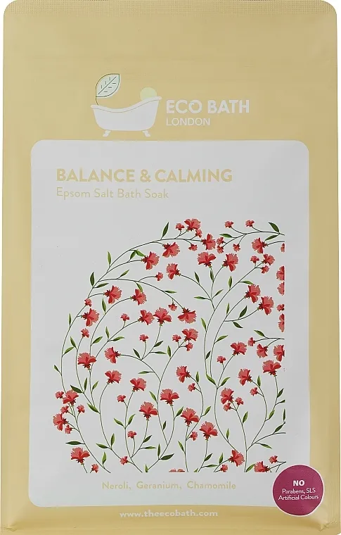 Eco Bath London Balance And Calming Epsom Salt Bath Soak So za kupanje (doy-pak)