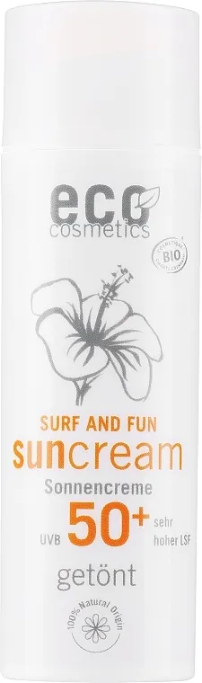 Eco Cosmetics Surf &amp; Fun Extra Waterproof Sunscreen SPF 50+ Ekstra vodootporna krema za sunčanje