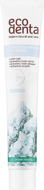 Ecodenta Cosmos Organic Salt Toothpaste Zubna pasta za osjetljive zube sa soli