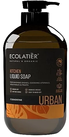 Ecolatier Urban Liquid Soap Tečni kuhinjski sapun "Klementin"