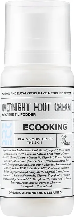 Ecooking Overnight Foot Cream Noćna krema za stopala