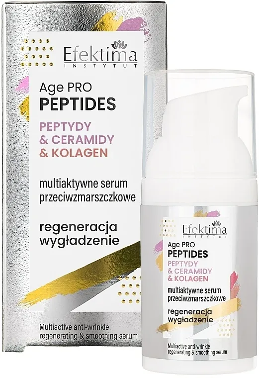 Efektima Age PRO Peptides Multiactive Anti-wrinkle Regenerating &amp; Smoothing Serum Multiaktivni regenerišući i izglađujući serum protiv bora