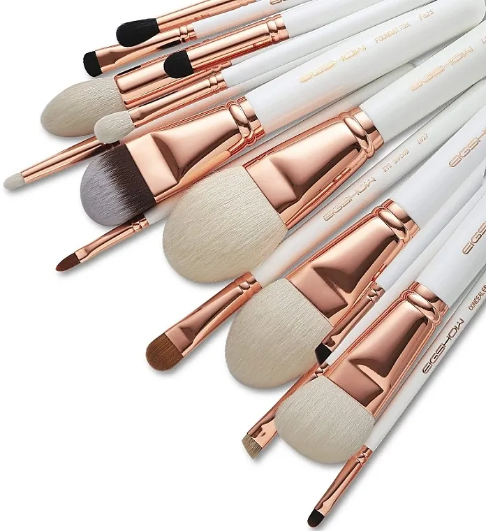 Eigshow Master Series Classic Brush Kit Rose Gold Set kistova za šminku, 15 kom