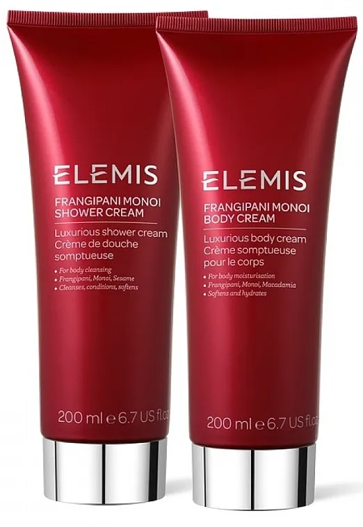 Elemis The Frangipani Pairing (sh/cr/200ml + b/cr/200ml) Set