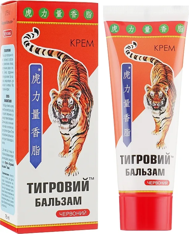 Eliksir Krema "Tigrov balzam" crvena