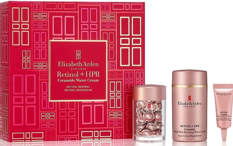 Elizabeth Arden Ceramide Retinol + HPR Ceramide Water Cream (f/ser/30pcs + f/cr/50ml + eye/cr/5ml) Set