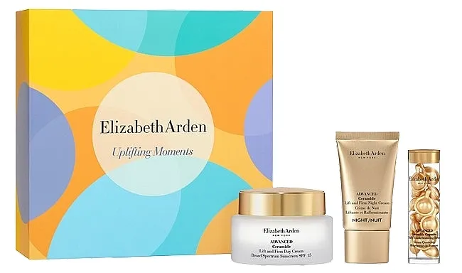 Elizabeth Arden Uplifting Moments 3-Piece Set (caps/14pcs + f/day/cr/50ml + f/night/cr/15ml)