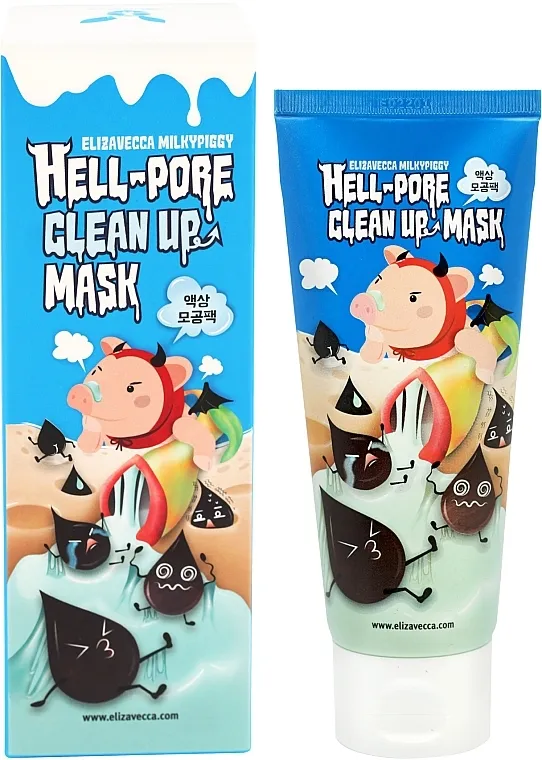 Elizavecca Face Care Hell-Pore Clean Up Mask Maska-folija za čišćenje pora