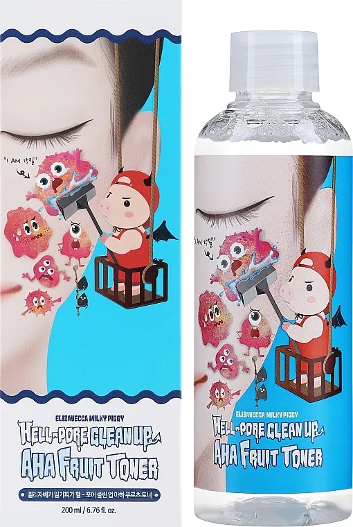 Elizavecca Hell-Pore Clean Up Aha Fruit Toner Piling tonik s voćnim kiselinama
