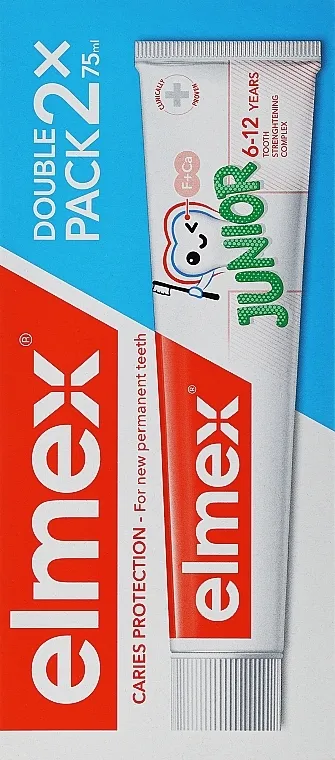Elmex Junior Toothpaste (2xtoothpaste/75ml) Set