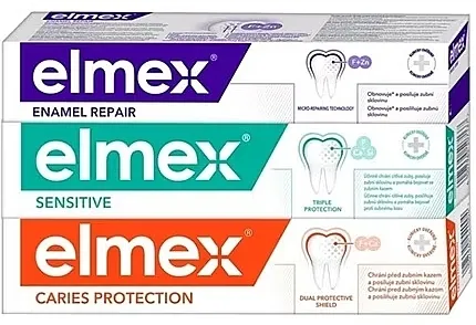 Elmex Mix Trio (toothpaste/3x75ml) Set