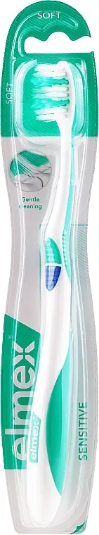 Elmex Sensitive Toothbrush Extra Soft Mekana četkica za zube, tirkizno plava
