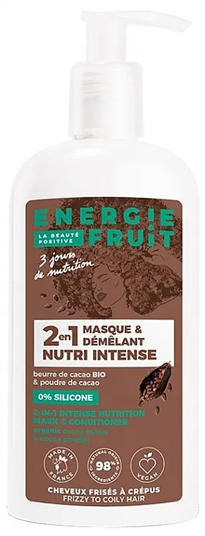 Energie Fruit 2in1 Nutri Intense Detangling Mask Regenerirajuća maska za raščešljavanje 2 u 1 sa kakaom