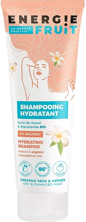 Energie Fruit Monoi &amp; Macadamia Oil Hydrating Shampoo Šampon za suvu i oštećenu kosu "Monoi i ulje makadamije"