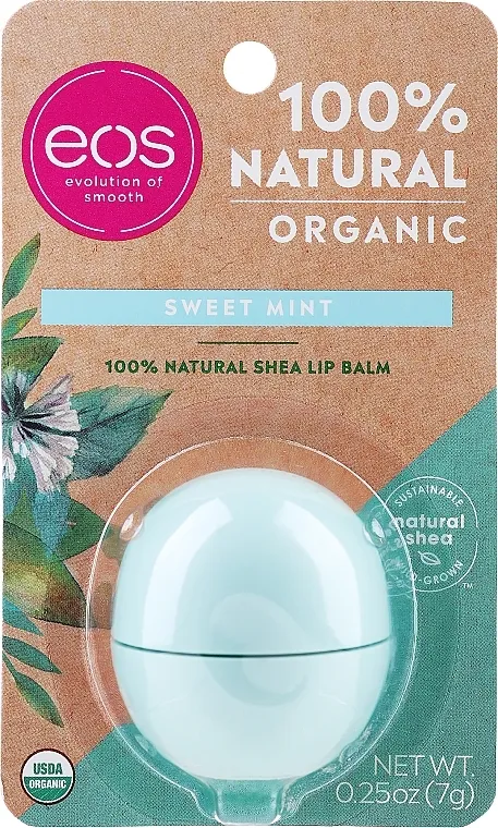 EOS Smooth Sphere Lip Balm Sweet Mint Balzam za usne "Mint"