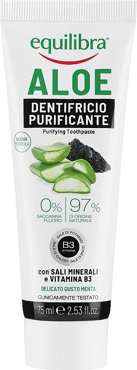 Equilibra Active Charcoal Toothpaste Gel Pasta za zube s aktivnim ugljenom