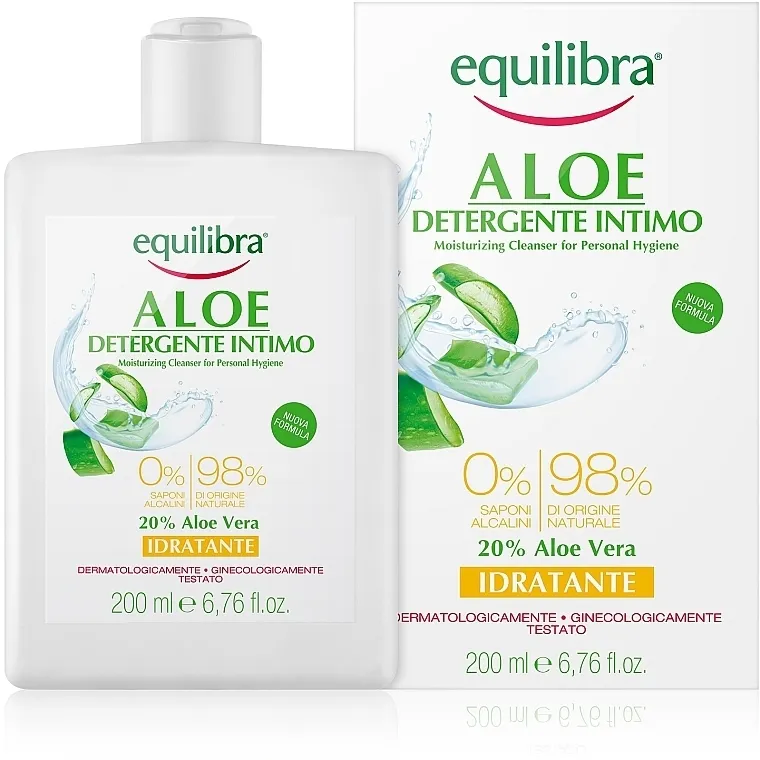 Equilibra Aloe Moisturizing Cleanser For Personal Hygiene Hidratantni gel za intimnu higijenu