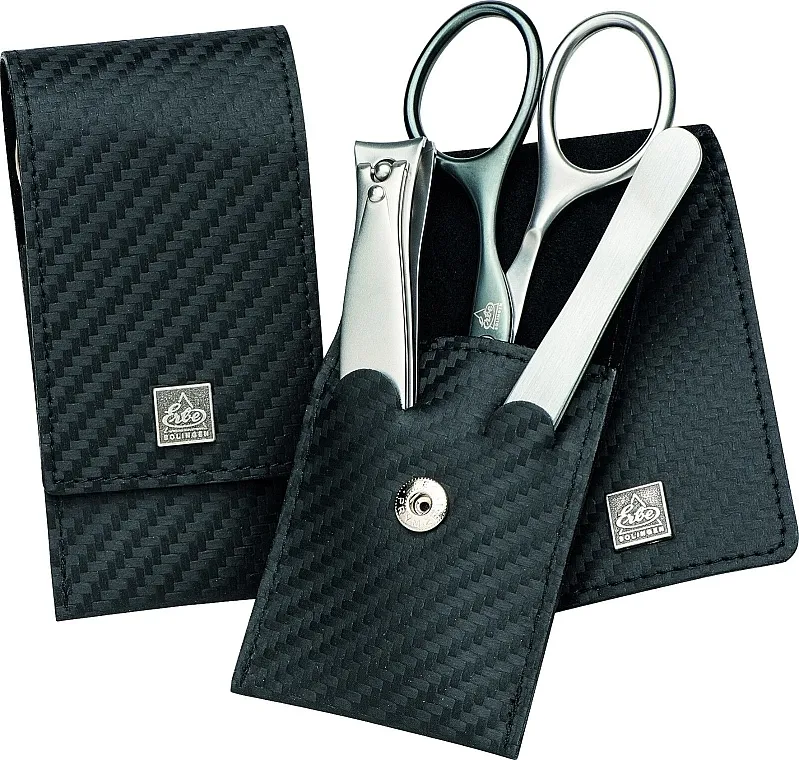 Erbe Solingen Manicure Set Men Set za manikir, 3 alata "Carbon"