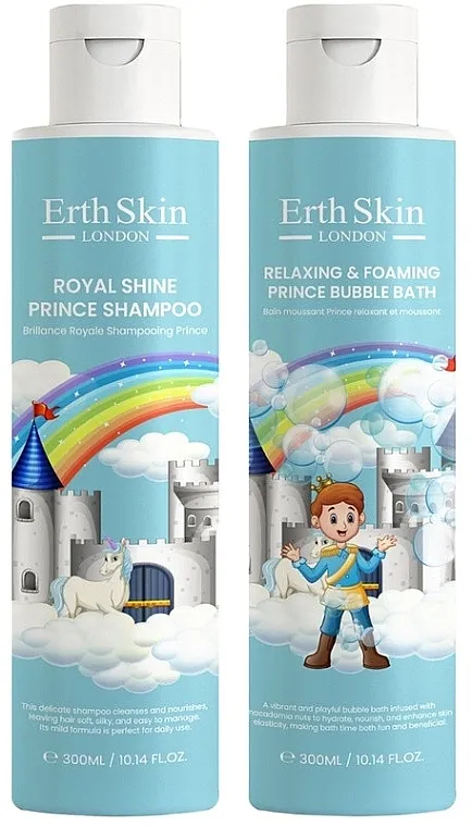 ErthSkin London Royal Shine Prince (shmp/300ml + bubble/bath/300ml) Set