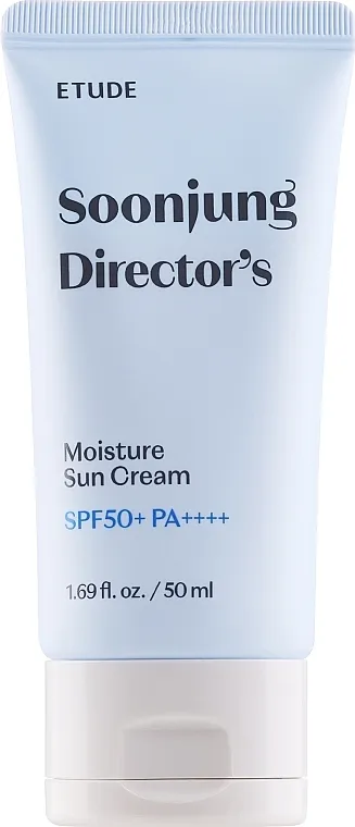 Etude House Soon Jung &amp; Director’s Moisture Sun Cream SPF50+ PA+++ Hidratantna krema za zaštitu od sunca za lice