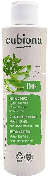 Eubiona Henna &amp; Aloe Vera Restoring Shampoo Obnavljajući šampon za kosu "Kana i aloja"