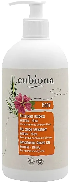Eubiona Rosemary &amp; Mallow Invigorating Shower Gel Osvežavajući gel za tuširanje 'Ruzmarin i slez'