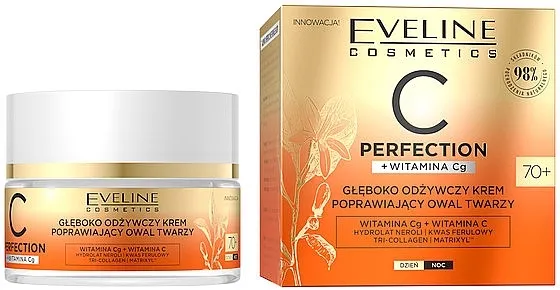 Eveline Cosmetics C Perfection Nourishing Cream That Improves Skin Firmness Hranjiva krema za lice, učvršćuje lice 70+