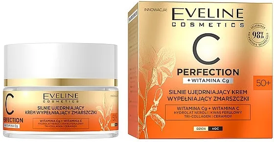 Eveline Cosmetics C Perfection Strongly Firming Cream Filling Wrinkles Krema za učvršćivanje popunjavanja bora 50+