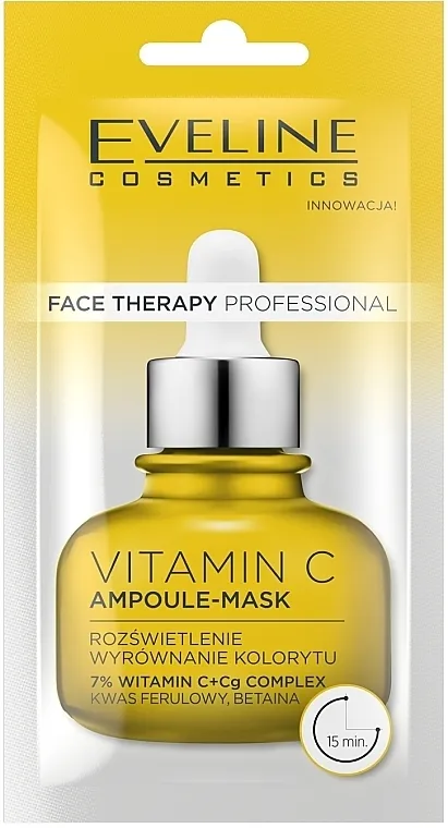 Eveline Cosmetics Face Therapy Professional Ampoule Face Mask Vitamin C ampula krema maska za lice