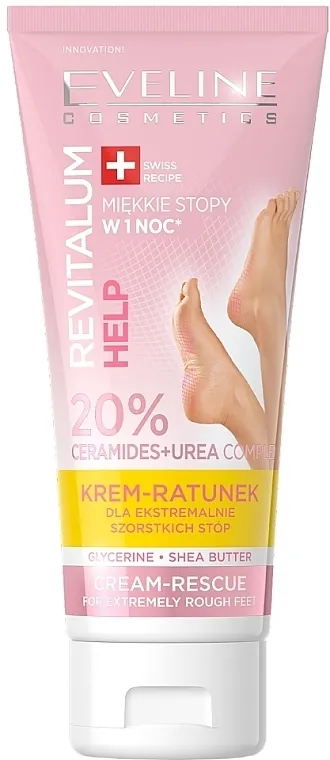 Eveline Cosmetics Revitalum Cream-Rescue For Extremely Rough Feet SOS krema za grubu kožu na stopalima