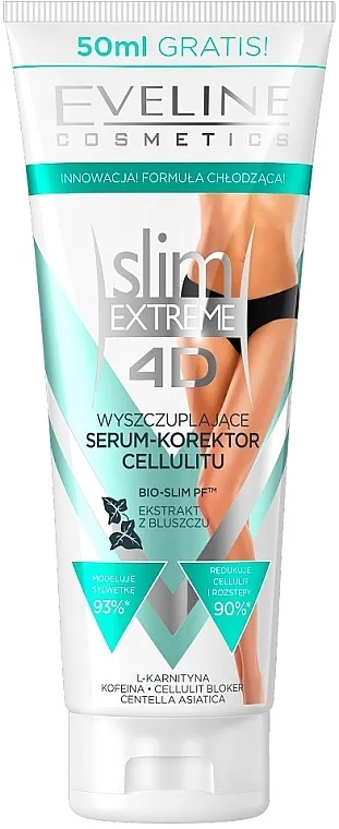 Eveline Cosmetics Slim Extreme 4D Serum za intenzivno mršavljenje "Vitkost + Elastičnost"