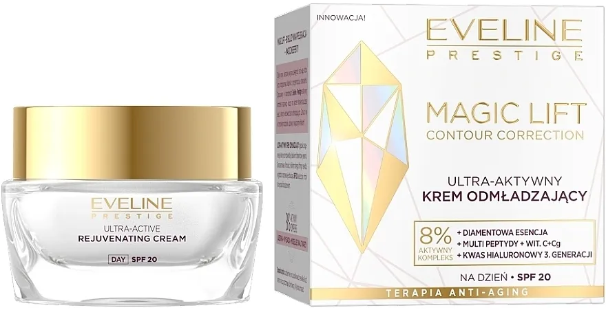 Eveline Magic Lift Ultra-active Rejuvenating Day Cream SPF20 Ultra aktivna podmlađujuća dnevna krema SPF20