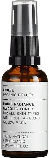 Evolve Organic Beauty Liquid Radiance Glycolic Toner (mini) Tonik za lice