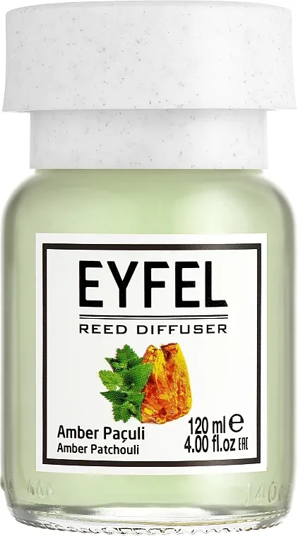 Eyfel Perfume Reed Diffuser Amber &amp; Patchouli Aroma difuzor "Ćilibar i pačuli"