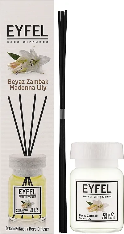 Eyfel Perfume Reed Diffuser Madonna Lily Aroma difuzor "Bijeli ljiljan"