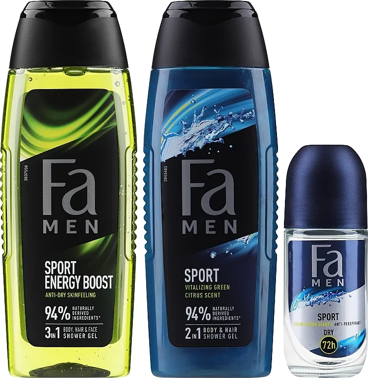 Fa Men (sh/gel/2x250ml + deo/50ml + bag) Set