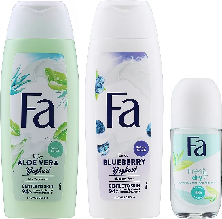 Fa (sh/cr/250ml + sh/cr/250ml + deo/50ml + bag) Set