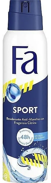 FA Sport Unisex Deospray Antiperspirant u spreju