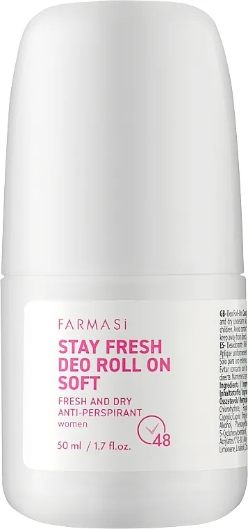 Farmasi Stay Fresh Deo Roll-on Soft Roll-on dezodorans-antiperspirant za žene