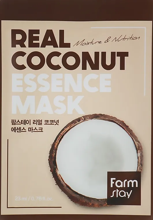 FarmStay Real Coconut Essence Mask Sheet maska ​​za lice s ekstraktom kokosa