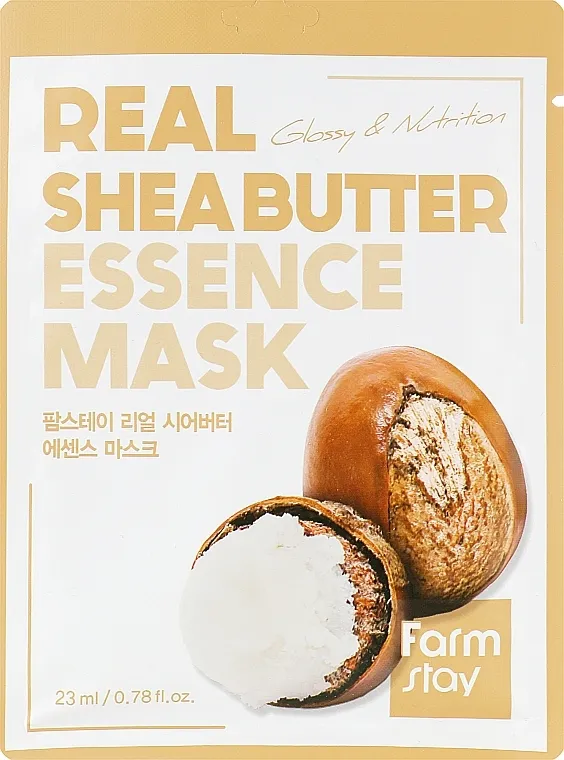 FarmStay Real Shea Butter Essence Mask Sheet maska