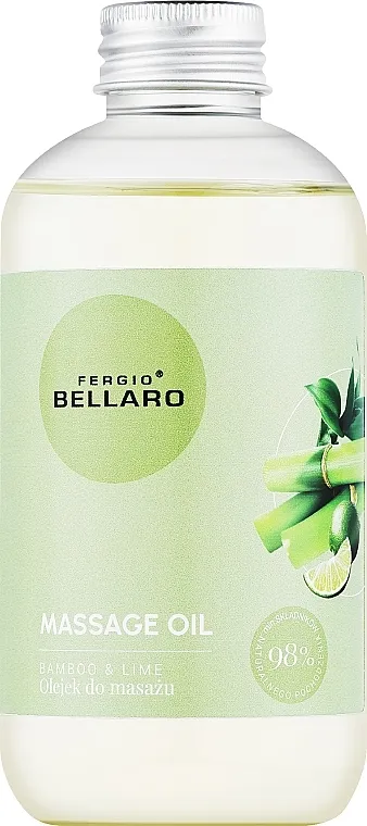 Fergio Bellaro Massage Oil Bamboo&amp;Lime Ulje za masažu "Bambus i limeta"