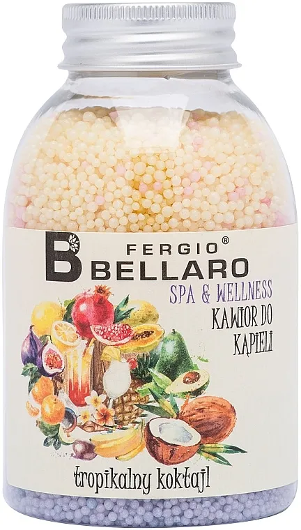 Fergio Bellaro Tropical Cocktail Bath Caviar Omekšavajuće kuglice za kupanje "Tropsko voće"